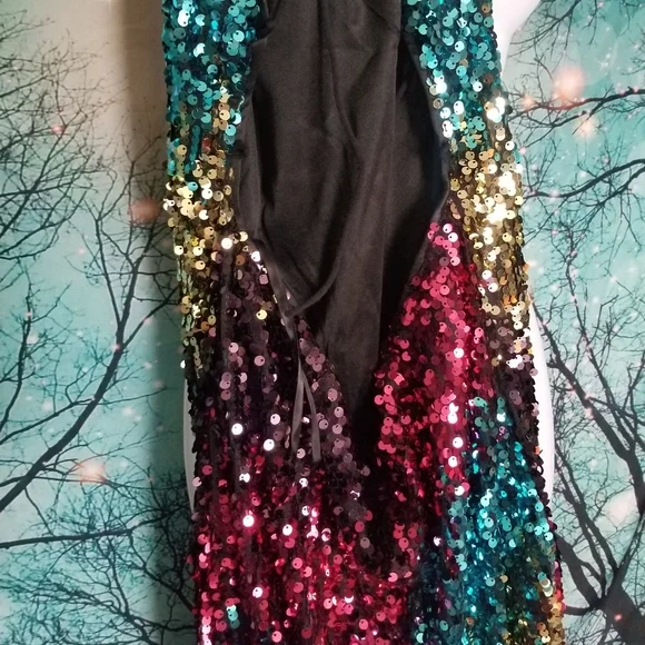 Colorful Sequin Dress - Picture 6 of 6